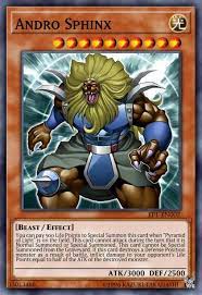 Maybe you would like to learn more about one of these? Andro Sphinx Card Information Yu Gi Oh Database