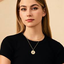 FANCIME "Lumen Star" Alexandrite June Birthstone Sterling Silver Neckl