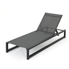 Click here to buy bloomington chaise lounge body fabric: Modesta Outdoor Aluminum Mesh Chaise Lounge By Christopher Knight Home Overstock 18242474
