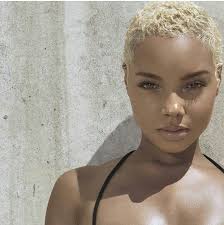Short Black And Blond Hair Blonde Twa Curly Hair Styles Naturally Natural Hair Styles Short Natural Hair Styles