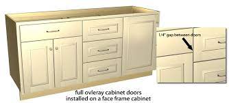The face frame is comprised of boards that form a rigid skeleton for the exposed side of the cabinet's box. Full Overlay Tutorial
