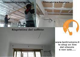 Isolamento Acustico Di Un Soffitto Di Una Casa Privata Ad Ostia Lido Prodotti Utilizzati Akustik Gips Art 2 Cartongesso Gomma Soffitto Cartongesso Vetrate