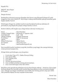 11 Contoh Surat Lamaran Kerja Yang Baik Dan Benar 2021