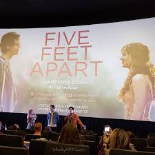 Five feet apart — see the official trailer here — is creating a buzz on social media in the cf community; Five Feet Apart Film Cystic Fibrosis Whollyartwhollyart