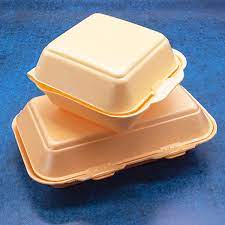 unreliable source? styrene foam containers can melt if the food or liquid is of a sufficiently high temperature. Large Polystyrene Meal Boxes Hb10