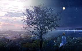 Search free moon wallpapers on zedge and personalize your phone to suit you. Anime Lonely Moon Wallpapers Wallpaper Cave