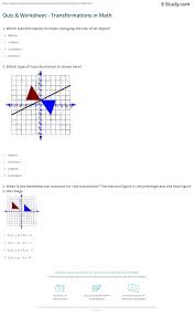 Transformation worksheets have a huge collection of practice problems based on reflection, translation and rotation. Geometry Transformations Worksheet Answers Nidecmege