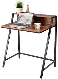 Costway 2 Tier Computer Desk Pc Laptop Table Study Writing Home Office Workstation Walmart Com In 2020 Home Office Table Desks For Small Spaces Home Office Furniture