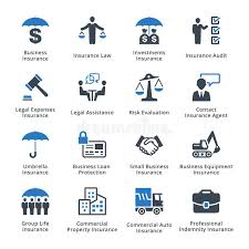 Business Insurance Icons Blue Series This Set Contains Business Insurance Ico Ad Blue Series Business Insurance Business Finance Business Investment