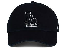 Los Angeles Dodgers 47 Mlb Black White 47 Clean Up Cap 47 Brand Champion Hat Sports Fan Shop