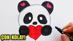 Sevimli Panda Cizimi Kawaii Panda How To Draw A Cute Panda Bear Step Kawaii Resim Disney Cizimleri