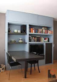 wandkast met opklapbare tafel opbergvakken televisie en krijtbord kijk op walhalla com voor meer interieur inspirati thuisdecoratie kast en tafel wandkasten