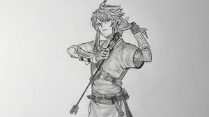Dessiner Link Tutoriel Zelda Breath Of The Wild Youtube