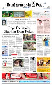 Hal ini menyebabkan tingginya permintaan surat. Banjarmasin Post Edisi Cetak Senin 25 April 2011 By Banjarmasin Post Issuu