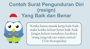 Contoh pengunduran diri kerja dengan alasan. Contoh Surat Pengunduran Diri Resign Yang Baik Dan Benar Siswapedia
