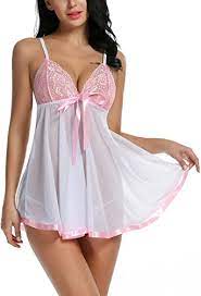 Avidlove Women S Lingerie Lace Babydoll Strap Chemise Mesh Sleepwear Outfits At Amazon Women S Clothing Store