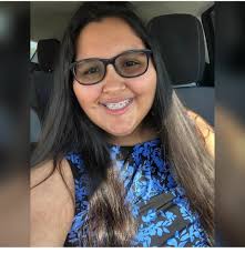 Our Valedictorian, Naomi Gonzales. (A student who is actually enrolled as a  full time Marshall Student).