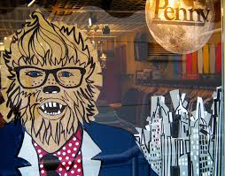 Sidecar electrical tape windows by Claire Ellery, Nelson