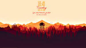 Always Liked A Clean Desktop Firewatch Painting Parallax