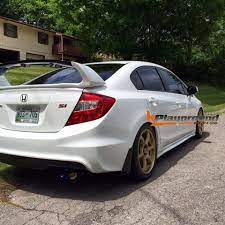 Kplayground 9thcivic Kpg Spoiler Fits 2012 2015 Honda Civic Sedan All Models Designed With A Very Sleek Look Inclu Honda Civic Si Honda Civic 2012 Honda Civic