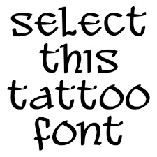 Old English Tattoo Font Generator For Free