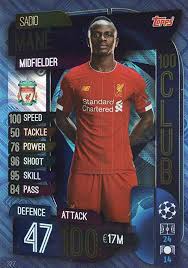 Pick your team of 11 players and 3 substitutes. Match Attax 19 20 Saido Mane 100 Club Trading Card Liverpool By Match Attax 19 20 Shop Online For Toys In Fiji