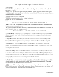 Write the position paper for examplemun 2026 using the standards below: Sample Position Paper
