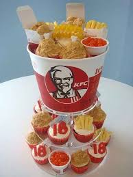 27 Fast Food Themed Cakes That Are Like Works Of Art Kfc Cake Themed Cakes Crazy Cakes