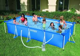 piscine tubulaire rectangulaire intex 4m50x2m20x84cm 28274fr
