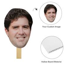 Big Face Birthday/bachelorette Fans Custom Face Fans Birthday Personalized  Face Stick Big Face Prop Stick Birthday Bachelorette Wedding Fans