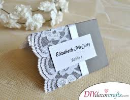 How to make a card. Diy Wedding Place Cards Awesome Wedding Name Cards
