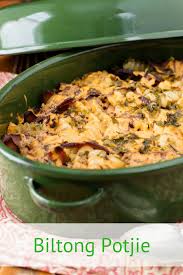 Biltong Potjie South Africa Style Recipe Biltong Recipes South African Recipes