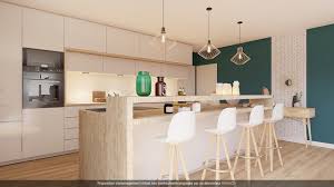 La cuisine est le coeur de la maison et on doit y trouver des objets qui rendent heureux. Cuisine Ouverte Style Nordique Scandinave Cuisine Par Rhinov