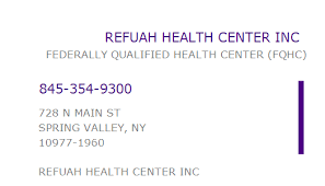 Последние твиты от refuahhealth (@refuahhealth). 1669470019 Npi Number Refuah Health Center Inc Spring Valley Ny Npi Registry Medical Coding Library Www Hipaaspace Com C 2021