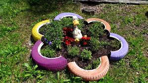 Easy to do unlike a raised bed made out of wood or stone, building a vegetable garden in a tire requires virtually no construction. Painted Tire Planters And Pots 70 Ideas Plus A Diy Guide