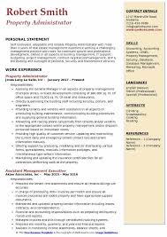 Writing a great property manager resume is an important step in your job search journey. Property Administrator Resume Samples Qwikresume