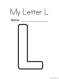 We provide coloring pages, coloring books, coloring games, paintings, coloring pages instructions at here. Letter L Coloring Pages Alphabet Educational Letter L Of 10 Printable 2020 146 Coloring4free Coloring4free Com