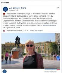 Zyrtarja e lartë amerikane Elisabeth Millard vjen në Tiranë për tre ditë
