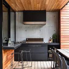 See This Instagram Photo By Acre Studio 242 Likes Modern Outdoor Kitchen Outdoor Kitchen Design Modern Kitchen Design