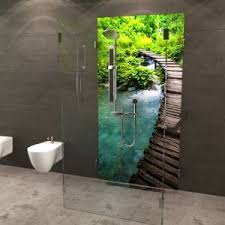Duschruckwand Steg Im Jungel Duschruckwand Fliesenspiegel Im Jungel Steg Duschruckwand Badezimmer Dusche Fliesen Dusche