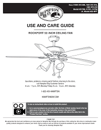 Here's a list of current hampton bay ceiling fan manuals. Https Images Homedepot Static Com Catalog Pdfimages 76 7617dbfe 0842 4f7d 937d C187b4348457 Pdf