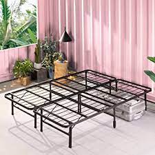 Find upholstered, wood, and metal platform bed frames as well as adjustable beds. Amazon Com Zinus Smartbase Tool Free Assembly Mattress Foundation 14 Inch Metal Platform Bed Frame No Box Spring Needed Sturdy Steel Frame Underbed Storage Queen Furniture Decor