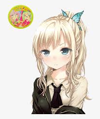 Join us as we unveil the top 20 anime girls with blue hair and cool personalities as. Sena Kashiwazaki Render Blonde Anime Girl With Ponytail Png Image Transparent Png Free Download On Seekpng