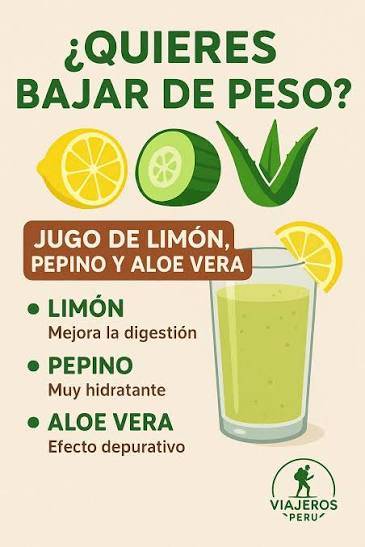 🍹 Beneficios del Jugo de Limón, Pepino y Aloe Vera: 1. 🌿 Aloe Vera •  Mejora la digestión • Tiene efecto depurativo y laxante suave • Ayuda a  eliminar toxinas del cuerpo