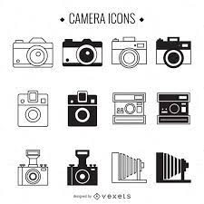 Vintage Camera Illustration Set Camera Illustration Camera Tattoos Camera Tattoo Design