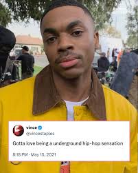 Just a few things @vincestaples loves ❤️