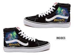 Megadeth Rust In Peace Sk8 Hi Vans The Ave Los Angeles