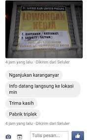 Maybe you would like to learn more about one of these? Pabrik Triplek Nganjukan Lowongan Kerja Banyuwangi Facebook