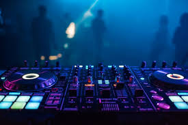 Dj Mixer On The Table Background The Night Club Advertisement Advertisement Ad Table Club Night Mixer In 2020 Dj Background Images Wallpapers Night Club