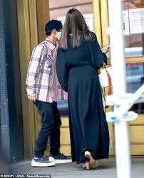 Despite their divorce, the former couple remained close friends. Angelina Jolie Visiting Ex Husband Jonny Lee Miller S Apartment With Son Pax Jolie Pitt 17 Express Digest